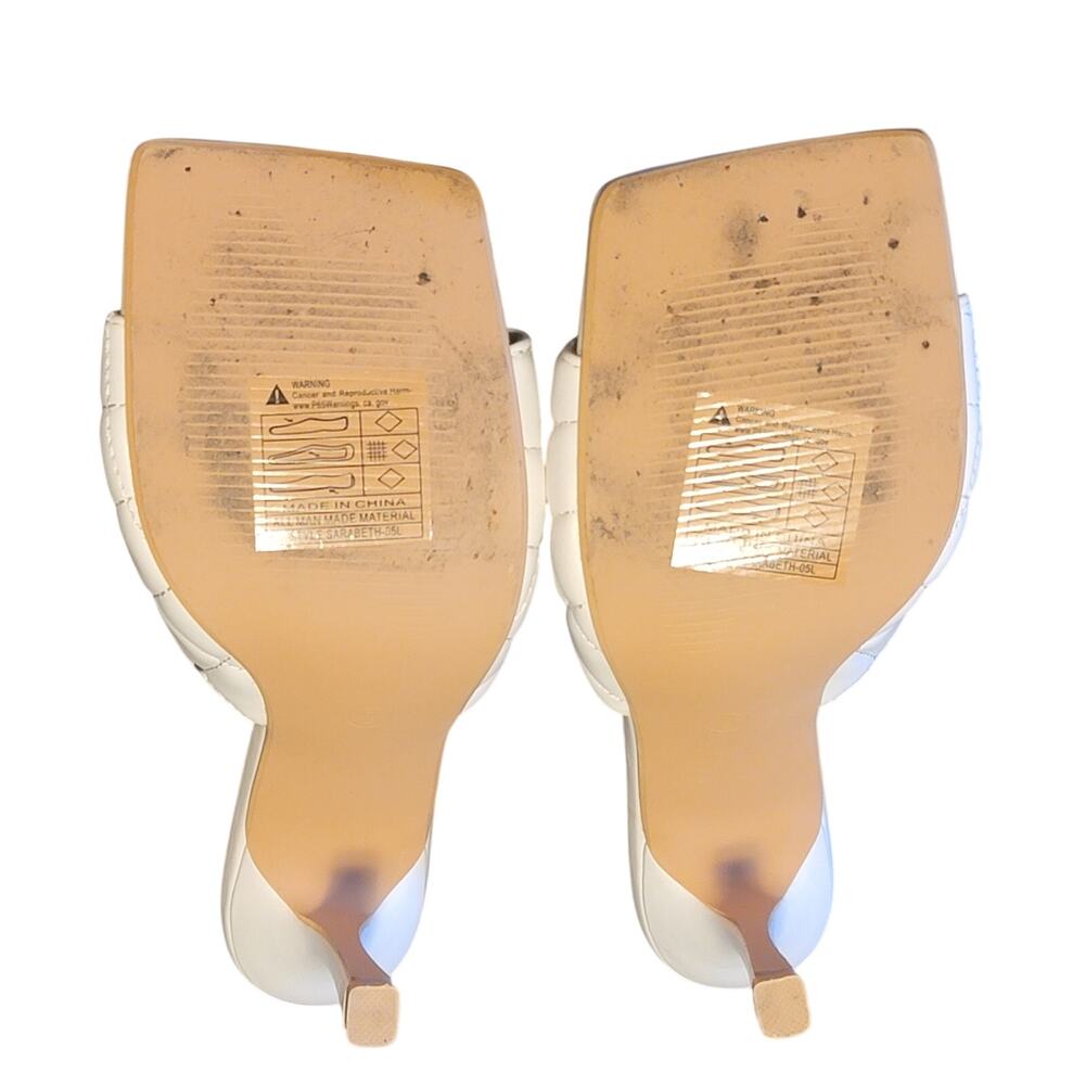 Olivia & Kate Ladies Quilted Stud Heel Slides size 9 - Picture 4 of 4